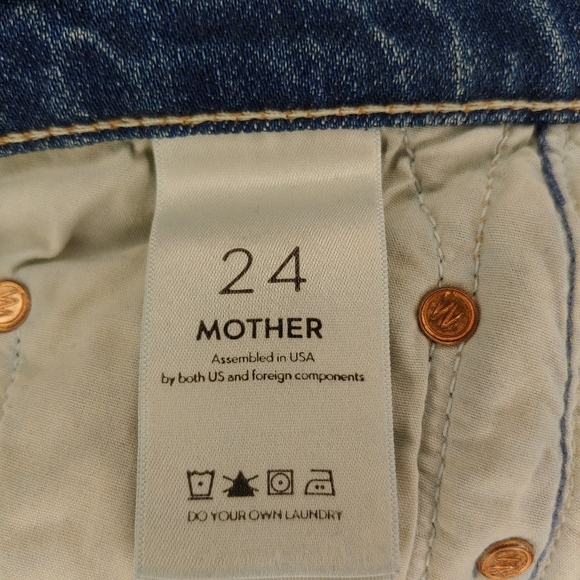 MOTHER The Dropout Fray in Reckless Distressed 24 - Picture 12 of 14